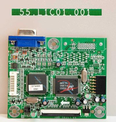 Лот: 5394626. Фото: 1. Майн 55.L1C01.001 мон.BENQ Q7T4. Печатные платы