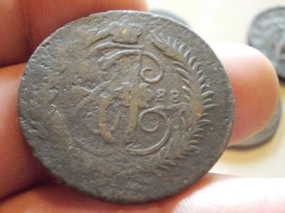 Лот: 14555709. Фото: 1. 2 копейки 1788 года,ММ по бокам... Россия до 1917 года