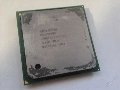 Лот: 2925981. Фото: 1. Intel Pentium 4 2400 MHz Socket... Процессоры