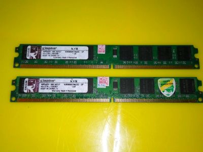 Лот: 10931927. Фото: 1. 4Gb (2x2Gb) DDR2 800 Kingston. Оперативная память