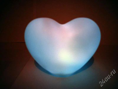 Лот: 248828. Фото: 1. Небольшой светильник в форме сердца... Другое освещение