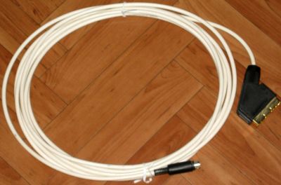 Лот: 25439070. Фото: 1. Кабель coaxial TV Scart - S-Video... Шлейфы, кабели, переходники