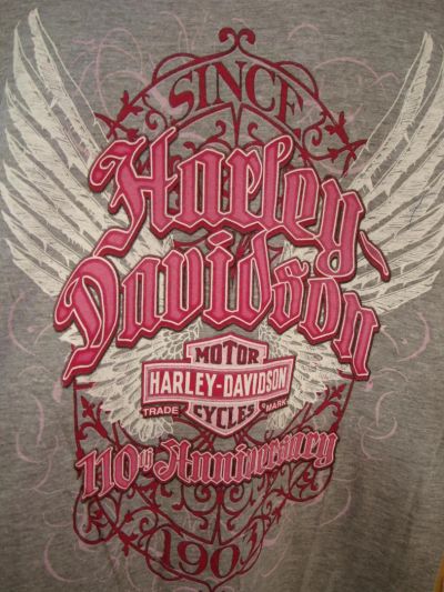 Лот: 11426112. Фото: 1. Байкерская женская футболка Harley... Аксессуары