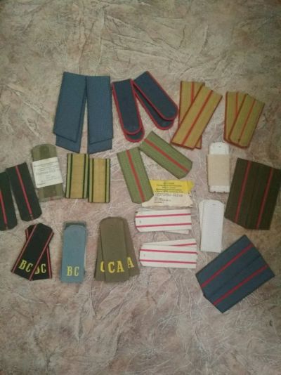 Лот: 11292019. Фото: 1. Погоны все одним лотом. Нашивки, шевроны, погоны