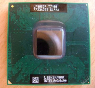 Лот: 1691917. Фото: 1. INTEL® CORE™2 DUO PROCESSOR T7100... Процессоры
