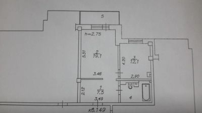 Лот: 5041941. Фото: 1. аренда 1 ком. кв. ул. мужества. Квартиры, студии