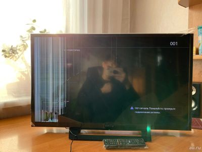 Лот: 13128102. Фото: 1. Телевизор Sony kdl-32rd303 разбита... Телевизоры