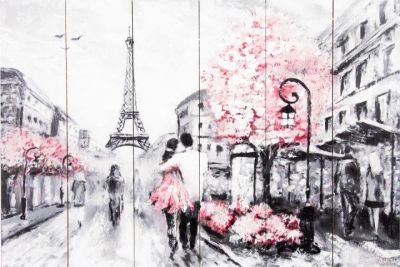 Лот: 15708651. Фото: 1. картина "Весна в Париже" / 40... Произведения