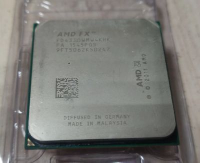 Лот: 21065702. Фото: 1. Процессор AMD FX-4330 /4 GHz/AM3... Процессоры