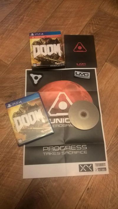 Лот: 8727481. Фото: 1. Doom полностью на русском. Игры для консолей