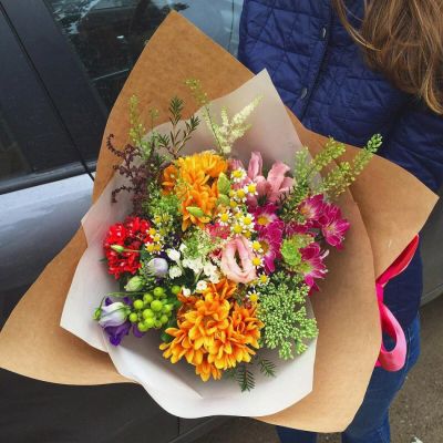 Лот: 8240309. Фото: 1. Сборный букет. Цветы на Щорса... Свежие цветы