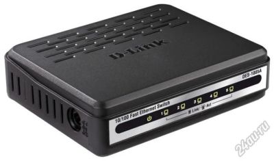 Лот: 5548278. Фото: 1. Коммутатор D-Link DES-1005A 5-port... Другое (сетевые устройства)
