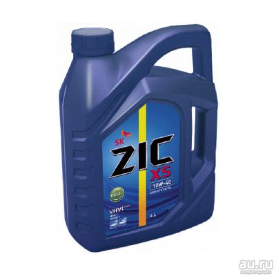 Лот: 12498128. Фото: 1. ZIC X5 DIESEL 10W-40 4 л. Масла, жидкости