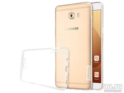 Лот: 9746545. Фото: 1. Чехол Samsung C9 Pro Прозрачный... Чехлы, бамперы