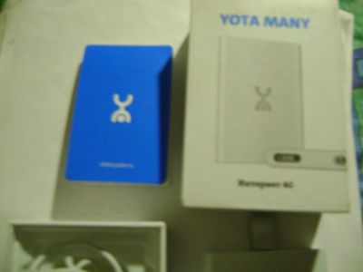 Лот: 9017465. Фото: 1. Yota роутер+аккумулятор автономный... Другое (смартфоны, связь, навигация)
