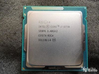 Лот: 10175702. Фото: 1. Intel Core i7 3770 (8x3.4 в турбо... Процессоры