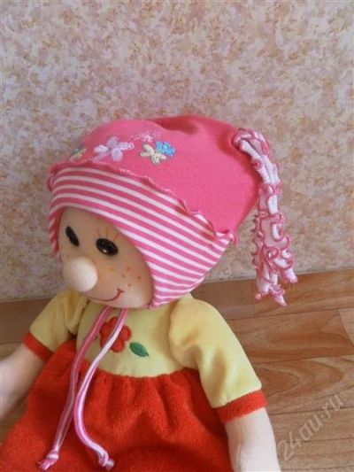 Лот: 1147145. Фото: 1. Шапочка на девочку!!!. Головные уборы