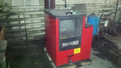 Лот: 7913642. Фото: 1. Печь на отработанном масле thermobile... Отопительные котлы, печи