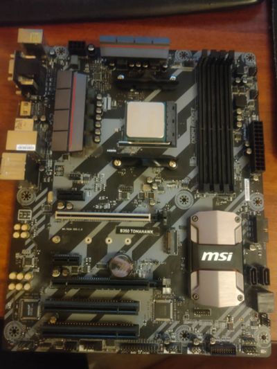 Лот: 19822276. Фото: 1. Комплект msi b350 tomahawk и rayzen... Комплекты запчастей