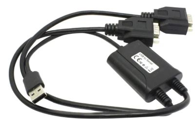 Лот: 20036233. Фото: 1. Переходник USB=>COMx2 ST-Lab U700... Шлейфы, кабели, переходники