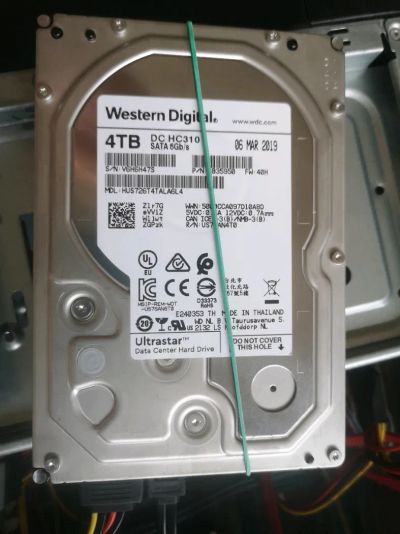 Лот: 23045218. Фото: 1. HDD SATA3 WD 4Tb, V6H6H47S. Жёсткие диски (HDD)