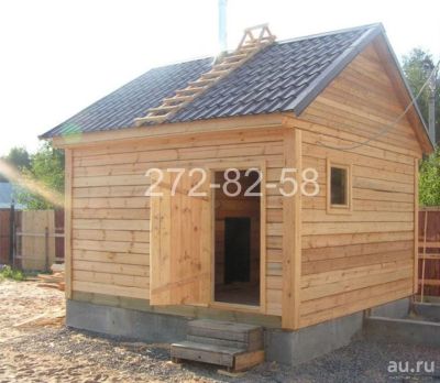 Лот: 14910769. Фото: 1. Отделка бани из профилированного... Срубы, бани, дома