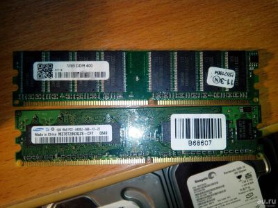 Лот: 7044434. Фото: 1. Оперативная память Samsung 1GB... Оперативная память