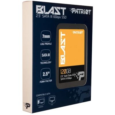 Лот: 6750958. Фото: 1. SSD Patriot Blast PBT120GS25SSDR... SSD-накопители