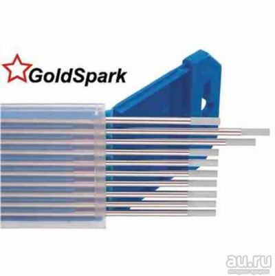 Лот: 17426696. Фото: 1. Вольфрам GoldSpark WC-20 d=3,2мм... Электроды, проволока для сварки