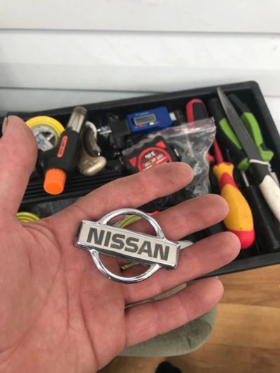Лот: 20186771. Фото: 1. Эмблема nissan значек шильдик. Детали тюнинга
