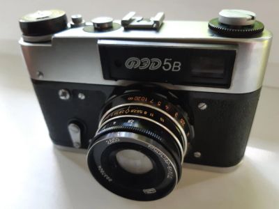 Лот: 14355973. Фото: 1. Фотоаппарат фед 5в. Плёночные компактные