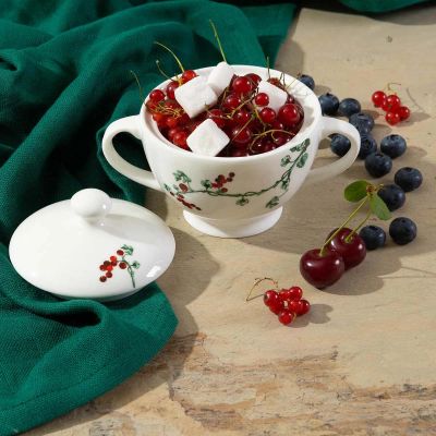 Лот: 24937441. Фото: 1. Сахарница Zapel Berry 250мл. Предметы сервировки