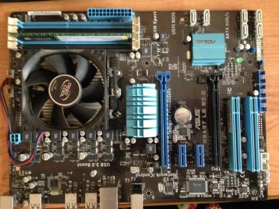 Лот: 4987340. Фото: 1. Комплект Asus M5A97 LE R2.0... Материнские платы