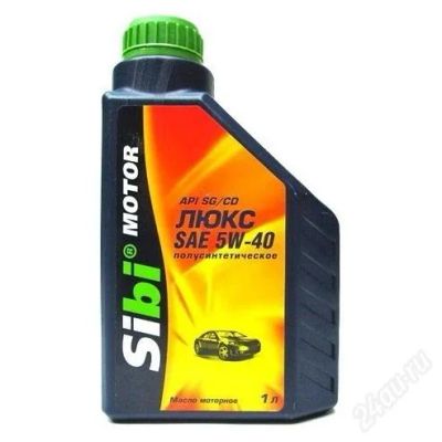 Лот: 2116826. Фото: 1. Sibi motor ЛЮКС SAE 5W40 SG/CD... Масла, жидкости