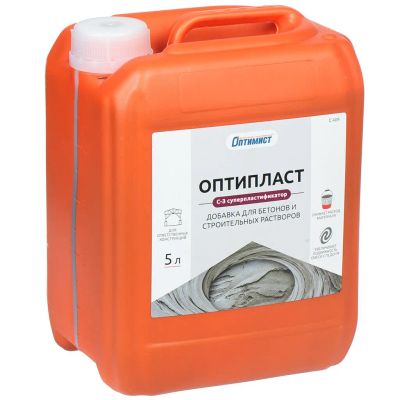 Лот: 24101259. Фото: 1. Пластификатор Оптимист, Оптипласт... Смеси, шпатлевки, цемент