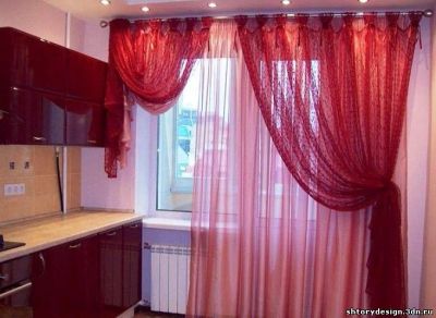 Лот: 6838063. Фото: 1. готовые шторы.тюль.цвет-розовый... Шторы, тюль