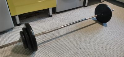 Лот: 25761480. Фото: 1. Штанга Atlet Barbell 42кг. Штанги, блины
