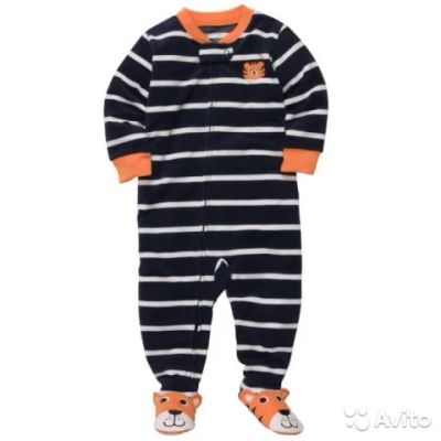 Лот: 8260196. Фото: 1. Комбинезон флис (поддева) Carters... Костюмы, пиджаки, комбинезоны