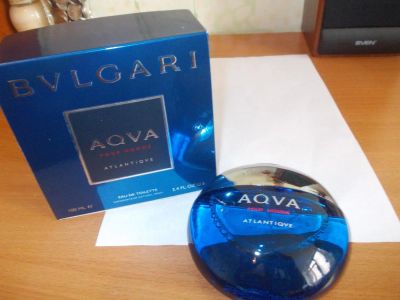 Лот: 10096847. Фото: 1. Aqva Atlantiqve от Bvlgari 100мл... Мужская парфюмерия