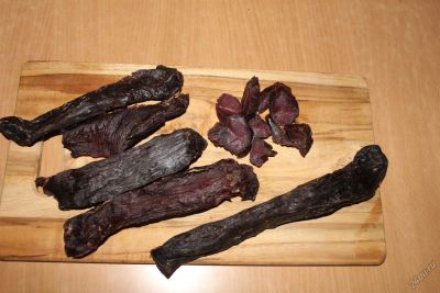 Лот: 6617821. Фото: 1. Юкола (Бастурма), из оленины. Мясо, птица, яйцо