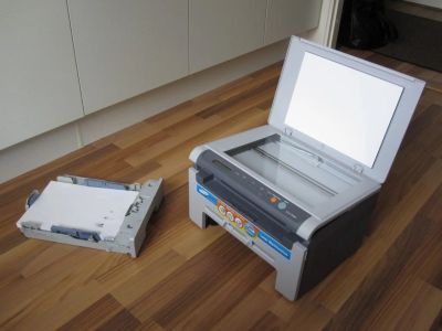 Лот: 8956384. Фото: 1. Принтер Samsung SCX-4200 + 2 картриджа... МФУ и копировальные аппараты