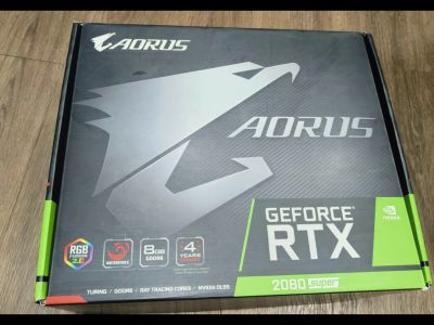 Лот: 20671409. Фото: 1. gigаbytе аorus gеforсe rtx 2080... Видеокарты