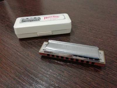 Лот: 14730080. Фото: 1. Губная Гармошка Hohner Marine... Духовые