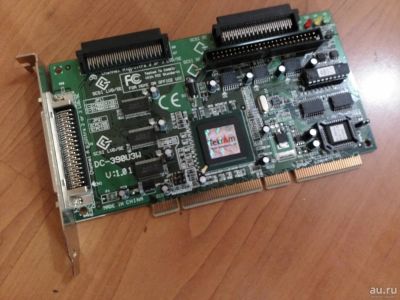 Лот: 9196609. Фото: 1. Контроллёр SCSI Tekram DC-390U3W... Платы расширения, контроллеры, доп. порты