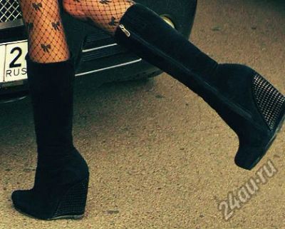 Лот: 10172504. Фото: 1. Зимние сапоги натуральн. мех и... Сапоги