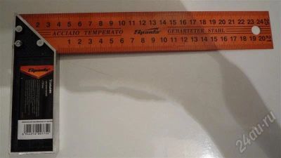 Лот: 309744. Фото: 1. угольник металлический 300мм. Ручной инструмент
