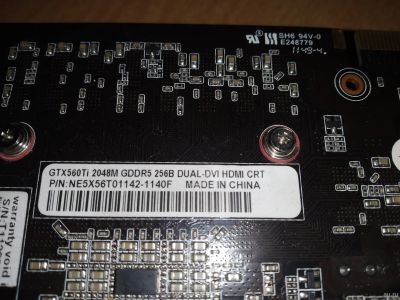 Лот: 14704416. Фото: 1. Gtx 560 ti. Видеокарты
