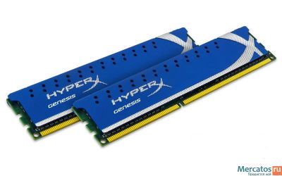 Лот: 10052906. Фото: 1. 8Gb (2x4Gb) DDR3 Kingston HyperX... Оперативная память