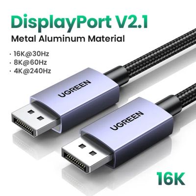 Лот: 25529960. Фото: 1. Кабель UGREEN DP131 (55566) DisplayPort... Шлейфы, кабели, переходники