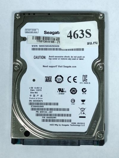 Лот: 18373434. Фото: 1. Жесткий диск SATA-II 2,5 Seagate... Жёсткие диски (HDD)